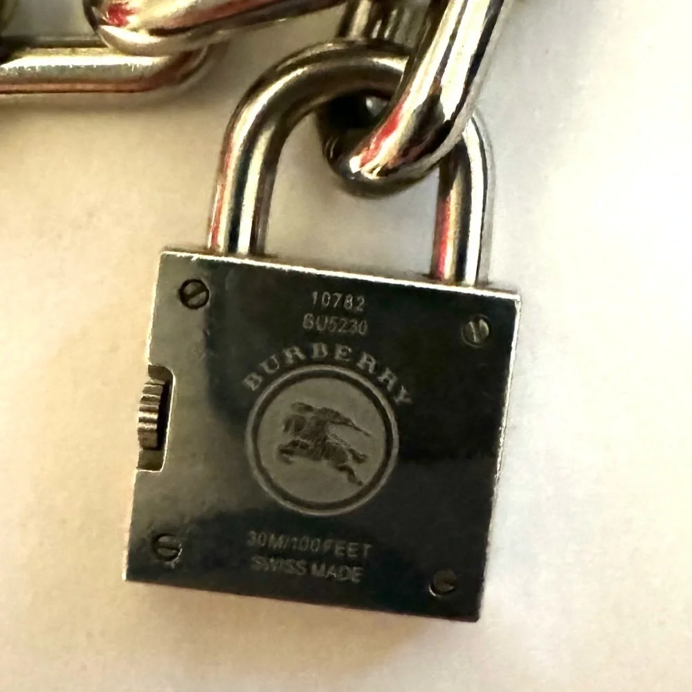 Burberry limited edition 90’s bracelet/charm watch